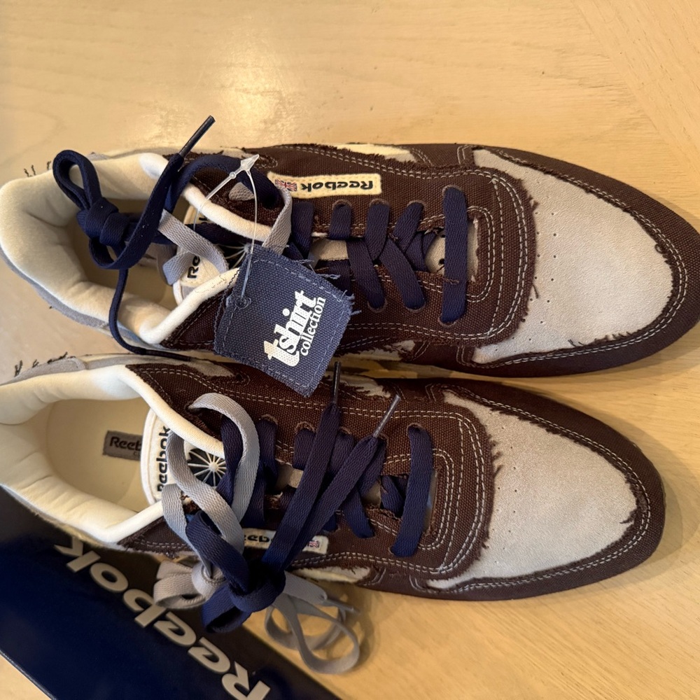 Reebok x Lypsyl CL Leather Slim T-Shirt Pack UK Collab Men’s Size 11 Distress